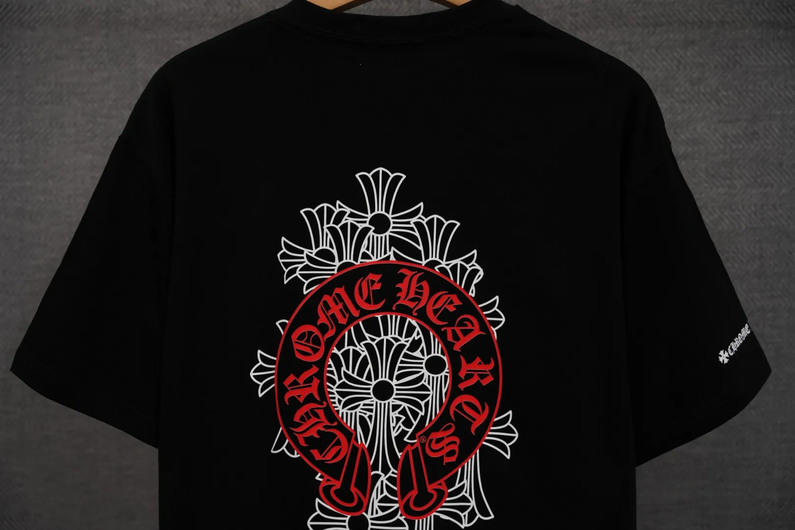 DT 55 60 Chrome Hearts T ， ， Black White S-XL